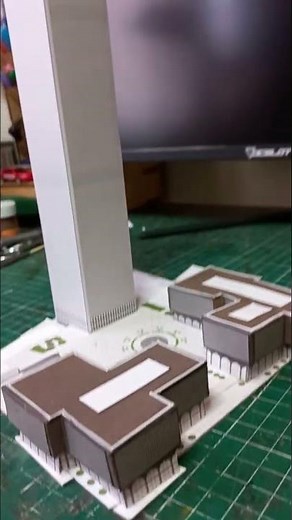 Torres Gemelas 6 WTC #papercraft #all #todos #modelismo
