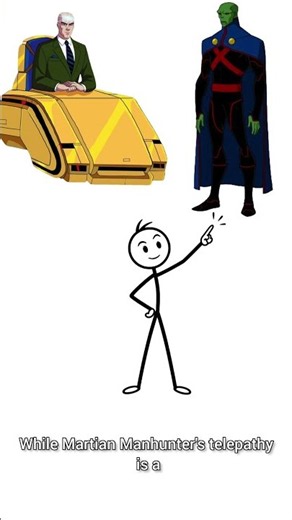 Why Martian Manhunter Embarrasses Professor X #superhero #comparison