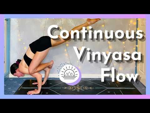 60 Min Continuous Flowy Vinyasa | Int-Adv Yoga | No Repeats Creative Sequencing