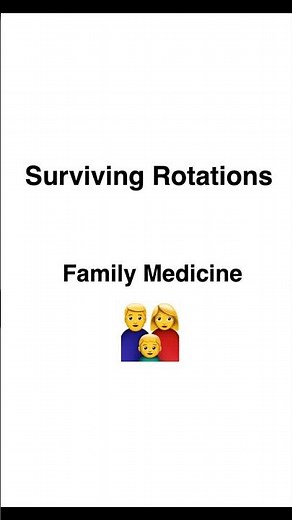 Starting your Family Medicine rotation? Here's what actually matters on day one.