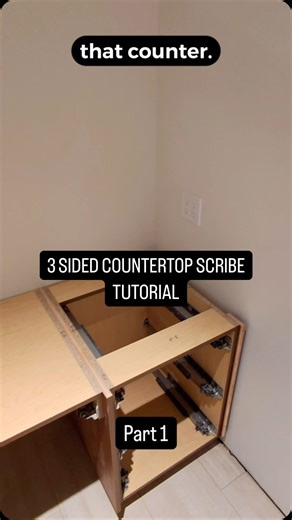 John “Danger” Stene on Instagram: "Here’s the first of 4 videos describing my method for scribing countertops. I don’t have time to set up a bunch of cameras for different angles, so I hope you won’t mind this FPV tutorial. Let me know what you think!"