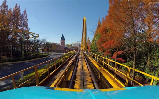 4K POV Shuttle Loop Coaster Nagashima Spa Land Japan