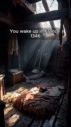 ⚜️ 𝕸𝖆𝖘𝖙𝖊𝖗𝖊𝖉 𝕻𝖚𝖑𝖘𝖊 ⚜️ on Instagram: "France, 1346—A Land in Turmoil. The Hundred Years’ War left villages in despair, homes abandoned, and roads thick with mud from weary travelers. Smoke curled into the sky as flickering embers lit the ruins of once-thriving towns. A lone knight, exhausted and wounded, sat beneath an ancient tree, his sword resting beside him. Along the battlefield, tattered banners swayed in the wind, armor and shields scattered across the earth. Yet, amidst the ha