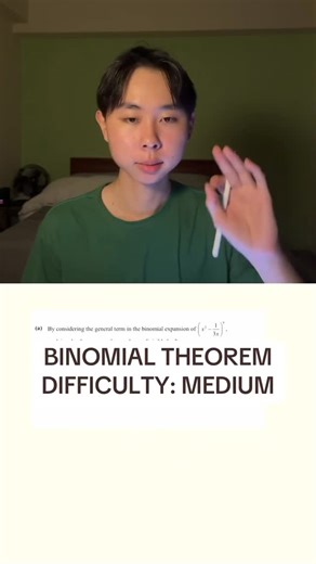 Teacher GR on Instagram: "Binomial Theorem Question"
