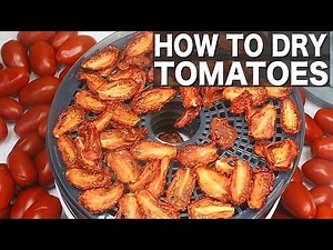 How To Make Sun Dried Tomatoes In Dehydrator || Food Preservation