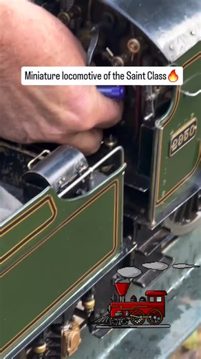 Engineering Tube on Instagram: "The miniature hand-built Saint Class locomotive is a remarkable model that showcases intricate craftsmanship and attention to detail, often replicating the design features of the full-sized locos from the early 20th century. These models typically capture the iconic elements of the Saint Class, such as its streamlined shape, ornate decorations, and distinctive features like the large driving wheels and boiler design. Collectors and enthusiasts appreciate these min
