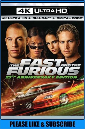 The Fast and the Furious [25th Anniversary 4K UHD & Blu-ray New Dolby Vision & Atmos] #4KUHD #SHORTS