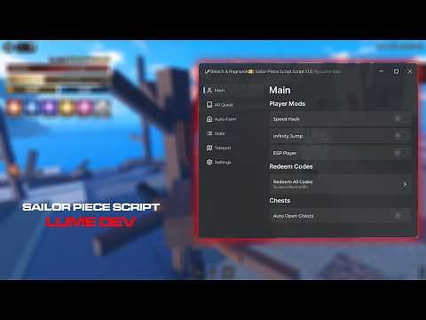 [ NEWUPDATE ] FREE Sailor Piece Script - AutoFarm + Auto Quest + Auto Pity + Auto Dungeon