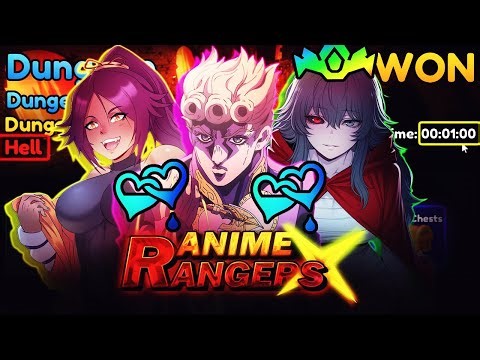 Best F2P Team for Hell Dungeon (No Souls) in Anime Rangers X Roblox How to Win Fast