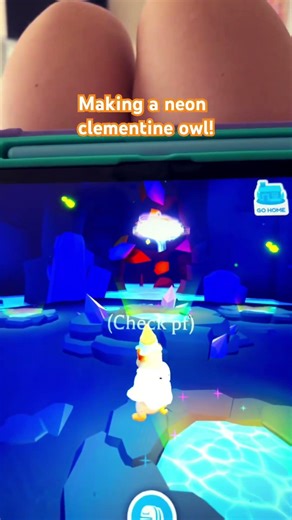 Making neon clementine owl!