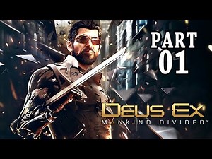 Let's Play Deus Ex Mankind Divided Gameplay German PS4 Deutsch Part 1 - Wie alles begann