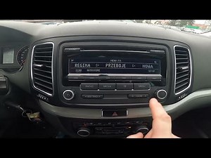 How to Scan for Radio Stations in Volkswagen Sharan II ( 2010 ...