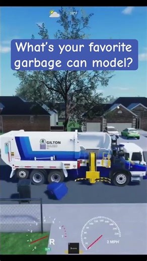 GSWM Labrie Autocar split body dumps toters in Modesto, CA. #garbagetruck #roblox #fyp #simulator