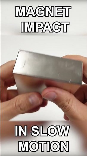 Magnetic Impact in Slow Motion