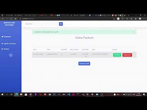 laravel 8 - factures ( incomplet)