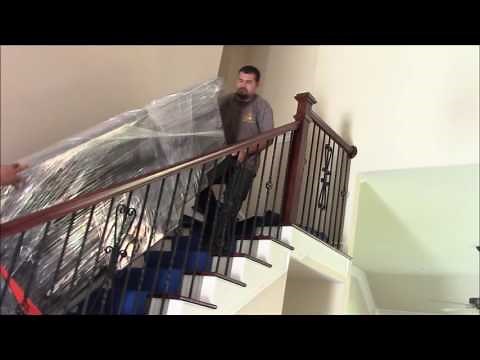 How to Move a Treadmill Upstairs with a corner turn