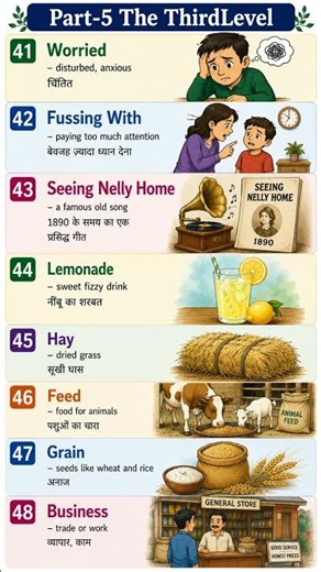 Part-5 😍The Third level #wordmeaning #class12thenglish #thethirdlevel #english