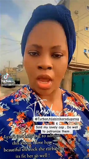 I can't just help but admire this turban @CLASSIC CURVES..IKORODU TAILOR I love how lovely and comfortable it's sitting on her head and fits so well! You can DM or comment to order yours! Available in colours and wholesales deal is also available#creatorsearchinsights #turbanstyle #turbanwholesale