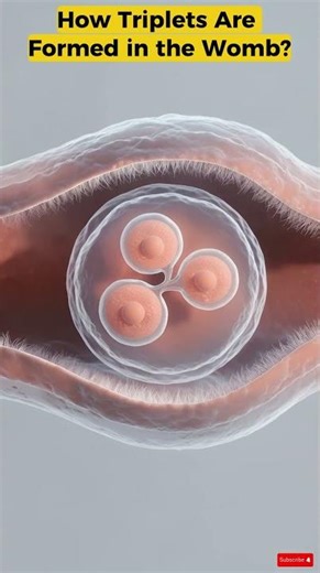 How Triplets Are Formed in the Womb 😳 | Identical vs Fraternal Triplets Explained