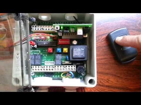 Weller Handsender bei ATS 47 Rolltor Steuerung einlernen