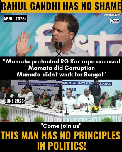 If shamelessness had a face, it would look like Rahul Gandhi’s.