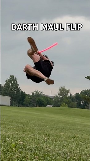 Lightsaber Flow with Darth Maul B-Twist flip #lightsaber #flow