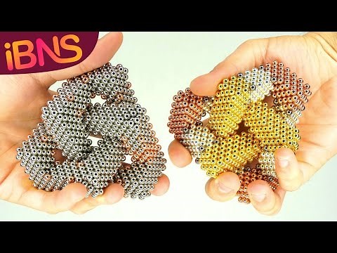 1845 zen magnets = TREFOIL KNOT - Fun with magnets - Quick Oddly Satisfying ASMR Tutorial