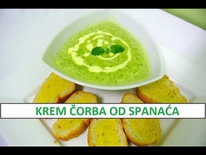 Krem čorba od spanaća
