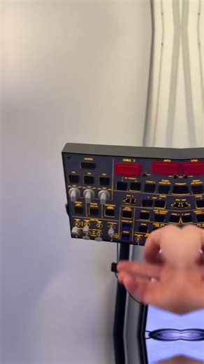 Rowsfire A320 overhead mounter overhead. #msfs2024 #msfs2020 #shorts #simulator with the winwing