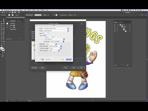 How to Print to OKI® Data Laser Printer—Illustrator® Software
