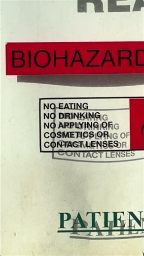 Never break these biohazard zone rules 🚨 #safety #workplace #digitalwellbeing