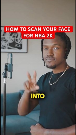 HOW TO SCAN YOUR FACE FOR NBA 2K 📱🏀📸😎 #nba2k24 #tutorial