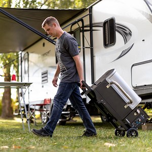 Just Arrived! The new Camp Chef Pursuit 20 Portable Wood Pellet Grill - ready to go wherever you go on your next adventure! - only $499.99 Free Shipping. Learn More: http://bit.ly/2yXJf0Q | BBQGuys