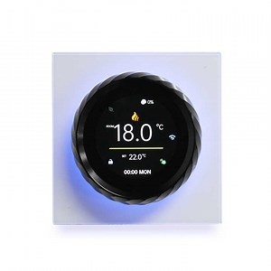 Beca BHT-2007 Smart Knob Thermostat 1.6 Inch TFT Color Screen 6H Tempered Glass 7 Days Programming Tuya APP Remote Control 220v