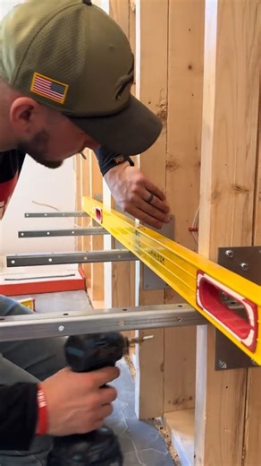8.5K views · 17 reactions | Installing @Fittes Wall Brackets for our Floating Bench! #remodel #woodworking #construction #homerenovation #realestate | Mark DeCola | Facebook