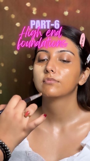 Kriti Khurana Arora | Makeup Made Easy 💛 on Instagram: "‼️SAVE POST‼️ 5 High End Foundations to Invest in ⬇️ 1. @hudabeauty @hudabeautyshop Faux Filter: Known for its full coverage and long-lasting wear, this foundation provides a flawless, airbrushed finish. It’s especially good for special occasions and photoshoots. 2. @charlottetilbury Airbrush Flawless: This foundation offers a natural, matte finish with long-lasting wear. It also contains skincare ingredients that improve the skin’s appear