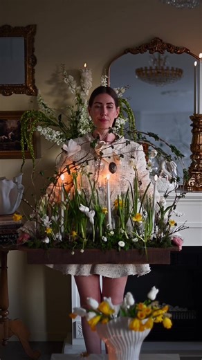 L-Shaped Flower Arrangements for Spring Decor