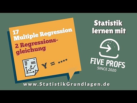 17.2 Multiple Regression | Regressionsgleichung