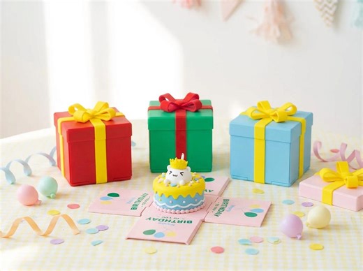 Custom Pop up Surprise Gift Box, Automatic Unfolding Cake Fidget Toy, Stress Relief Clicker, Funny Unique Birthday Gift for Kids and Adults - Etsy