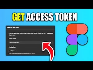 How To Get A Figma Access Token | Get Personal Access Tokens Figma