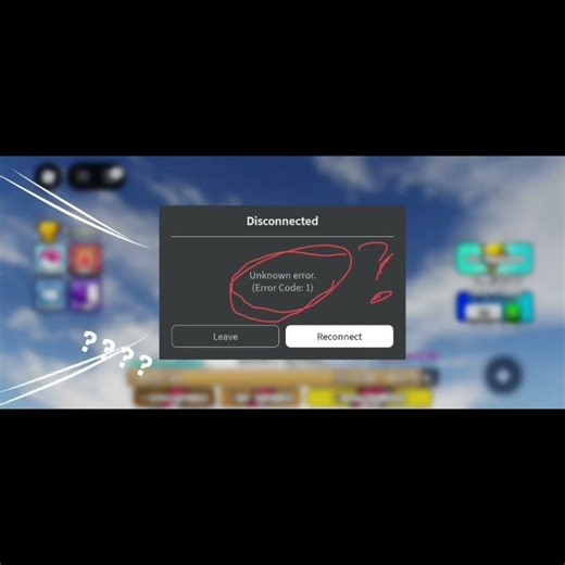 what is error code 1??