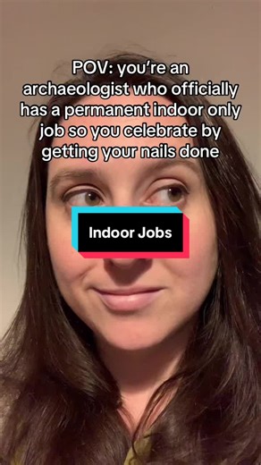 It’s my first time getting my nails done since my wedding, I forgot what a fun luxury it was! I can’t wait to tell you more about my new job!! We start on Monday. #archaeology #archaeologist #archaeologytiktok #selfcare #manicure