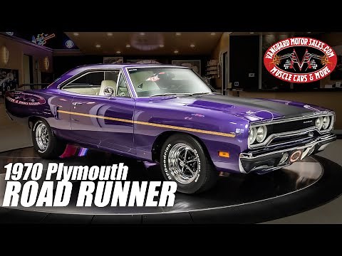 1970 Plymouth Roadrunner For Sale Vanguard Motor Sales #7270