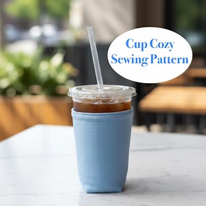 Insulated Cup Cozy Sewing Pattern: Beginner DIY Coffee Sleeve (PDF Download) - Etsy