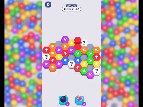 Hexa Away 🧩 Level 96 Walkthrough & Solution