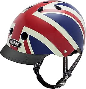 Nutcase - Patterned Street Bike Helmet for Adults, Union Jack, Small