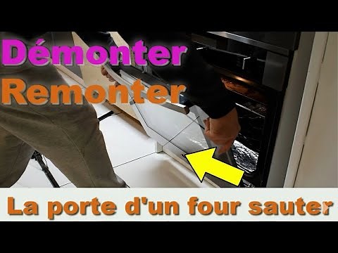 SAUTER : Comment démonter et remonter la porte d'un four facilement?