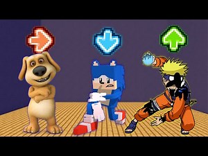 FNF Character Test | Gameplay VS Playground | BEN | SONIC | Corrupted Naruto Glitch