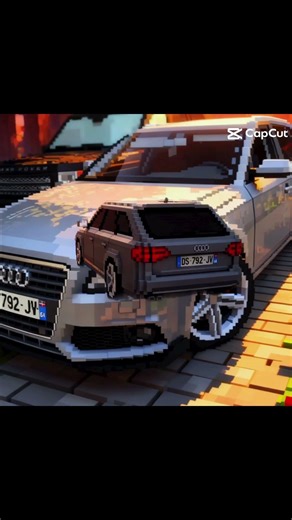 automobile edit Audi A4 in Minecraft
