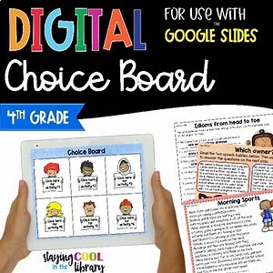 4th Grade Reading Digital Choice Board: Idioms, Making Inferences, Poetry